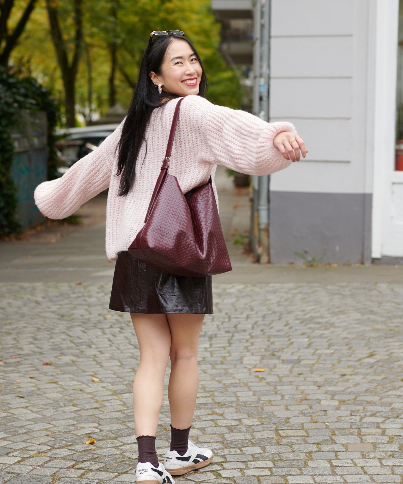 Alpaka Oversized Pullover puderrosa