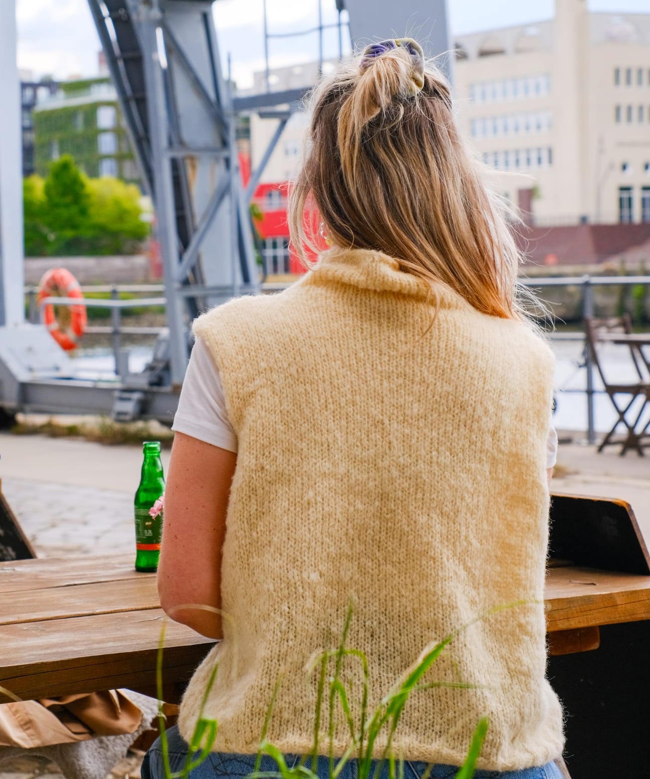 Alpaka Pullunder – butternut yellow