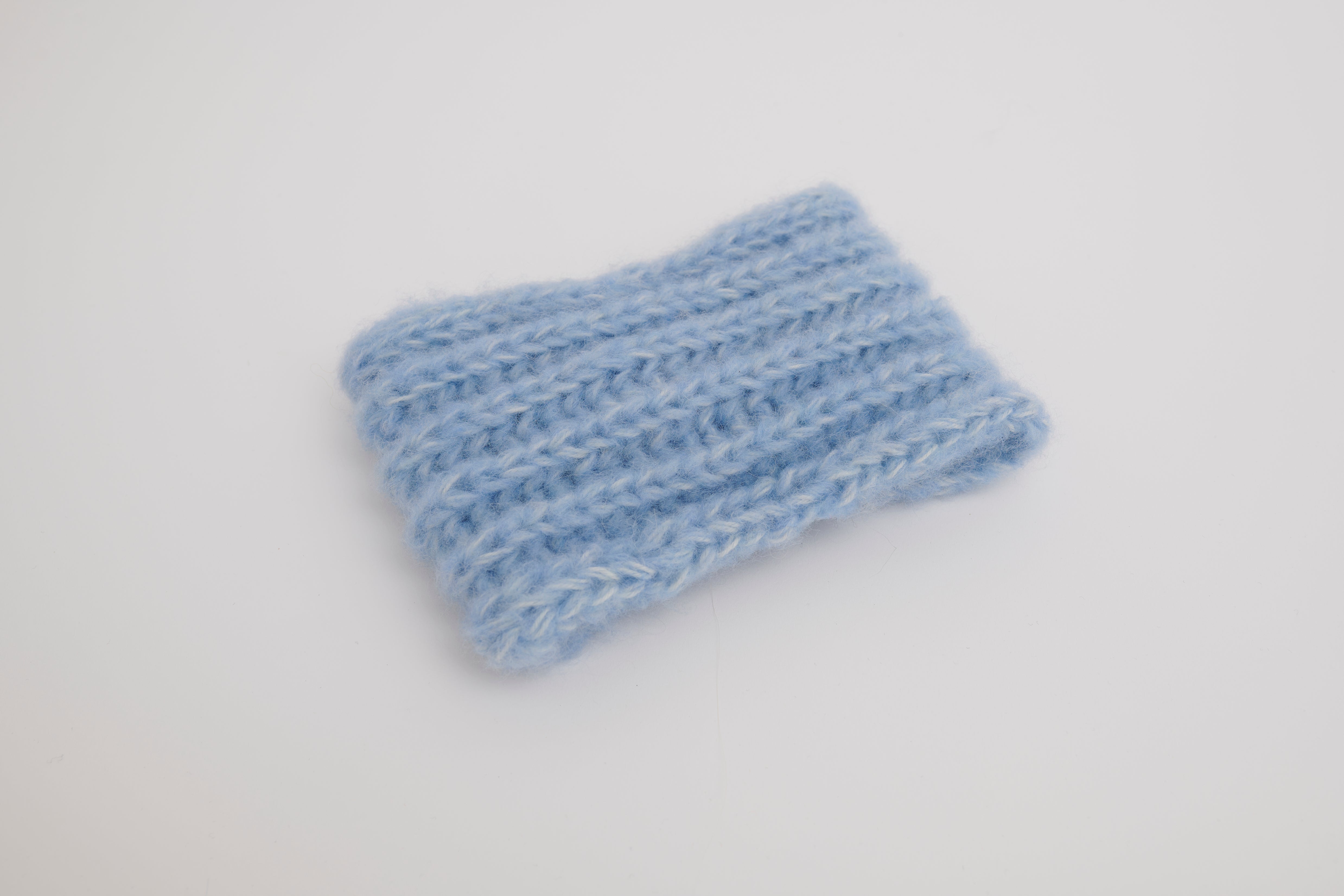 Babyalpaka Stirnband hellblau